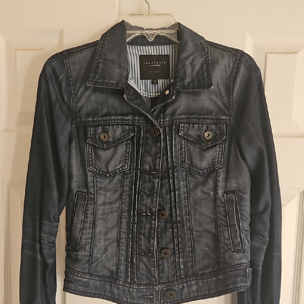 Sanctuary Dark Denim Jean Jacket